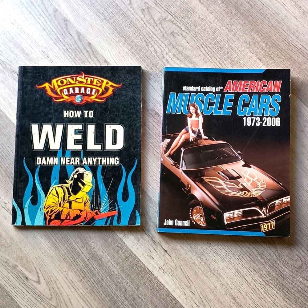 American muscle cars / monster garage how to weld book bundle